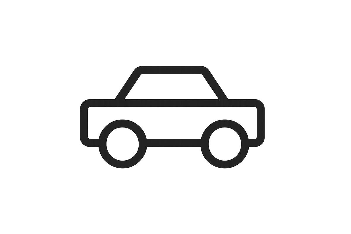 generiere mit ein Auto symbol sehr simpel